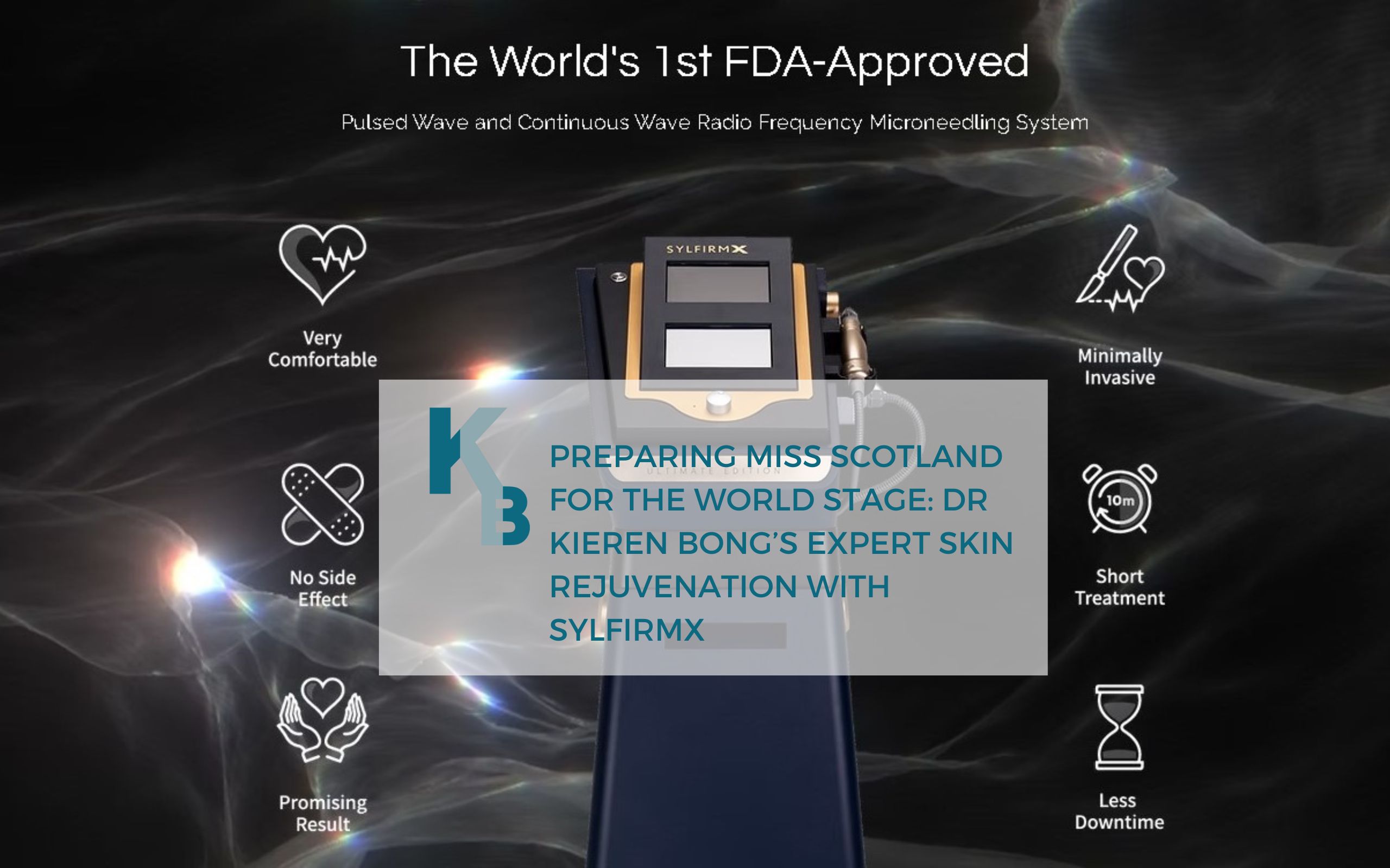 Preparing Miss Scotland for the World Stage Dr Kieren Bongs Expert Skin Rejuvenation with SylfirmX